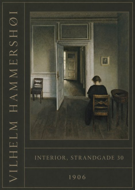 Vilhelm Hammershøi Interior, Strandgade 30 II No3 - Póster