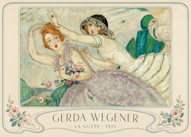 Gerda Wegener La Guêpe No3 - Póster