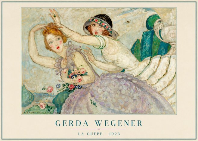 Gerda Wegener La Guêpe No5 - Póster