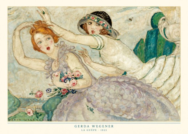 Gerda Wegener La Guêpe No6 - Póster