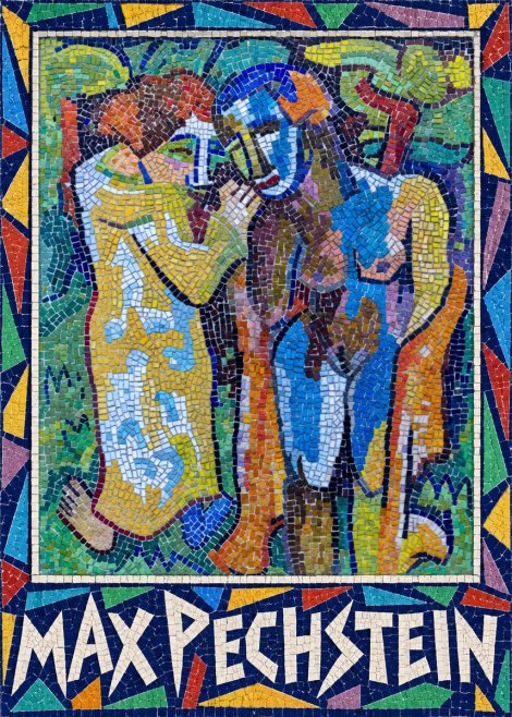 Max Pechstein Couple in Mosaic No1 - Póster