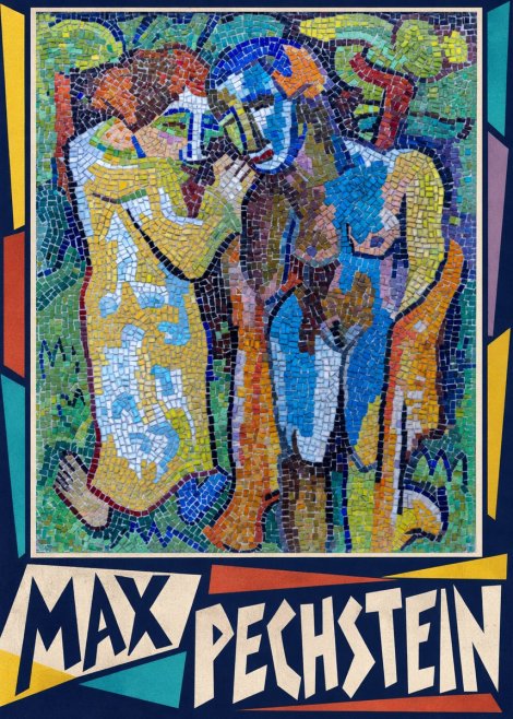 Max Pechstein Couple in Mosaic No6 - Póster