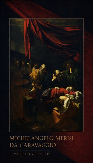 Michelangelo Merisi da Caravaggio Death of the Virgin No2 - Póster