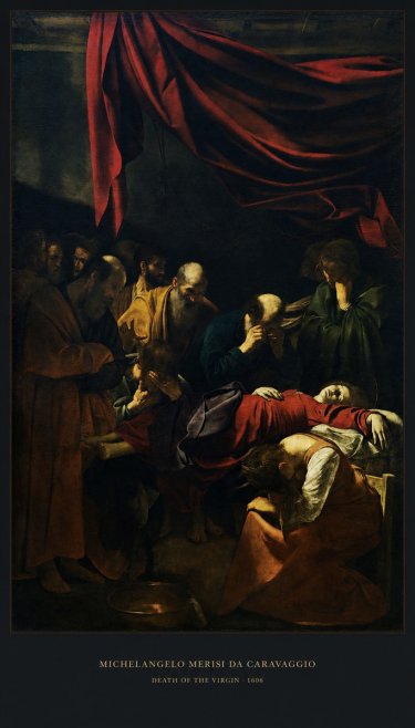 Michelangelo Merisi da Caravaggio Death of the Virgin No5 - Póster