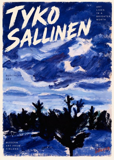 Tyko Sallinen Northern Sky No4 - Póster