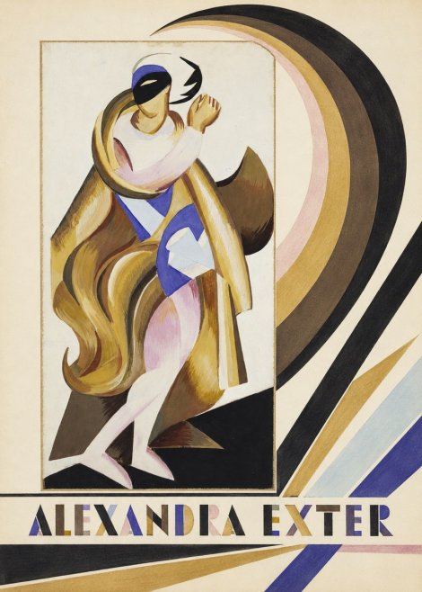 Alexandra Exter Art Deco Figure No4 - Póster