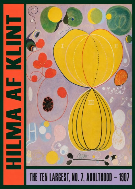 Hilma af Klint The Ten Largest, No. 7, Adulthood No2 - Póster