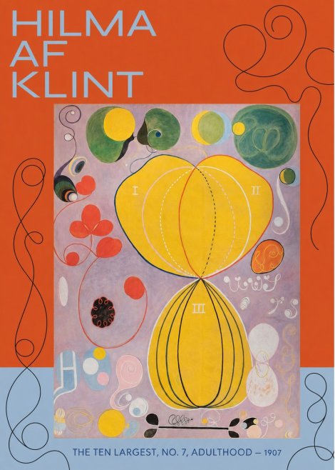 Hilma af Klint The Ten Largest, No. 7, Adulthood No4 - Póster