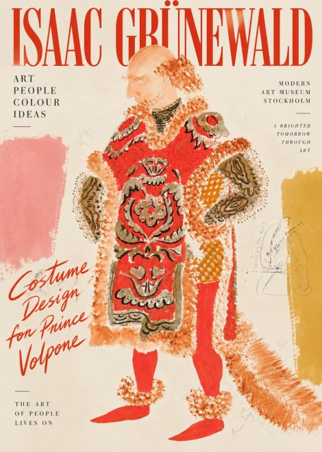 Isaac Grünewald Costume Design for a Theatre Production No4 - Póster