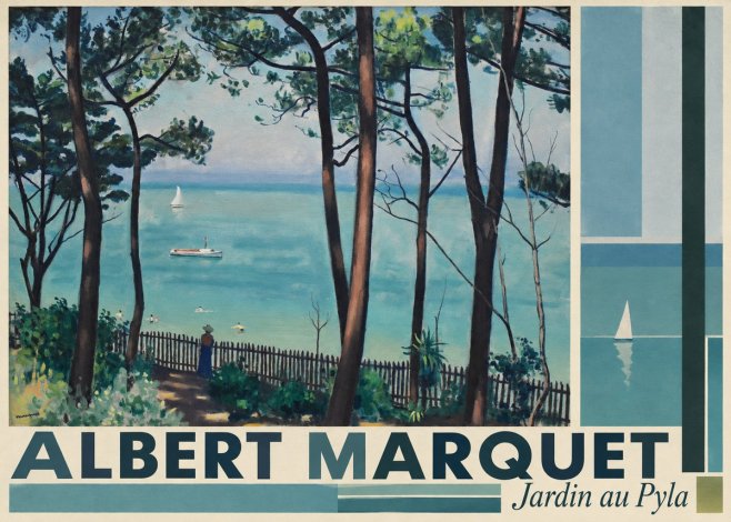 Albert Marquet Jardin Au Pyla No5 - Póster