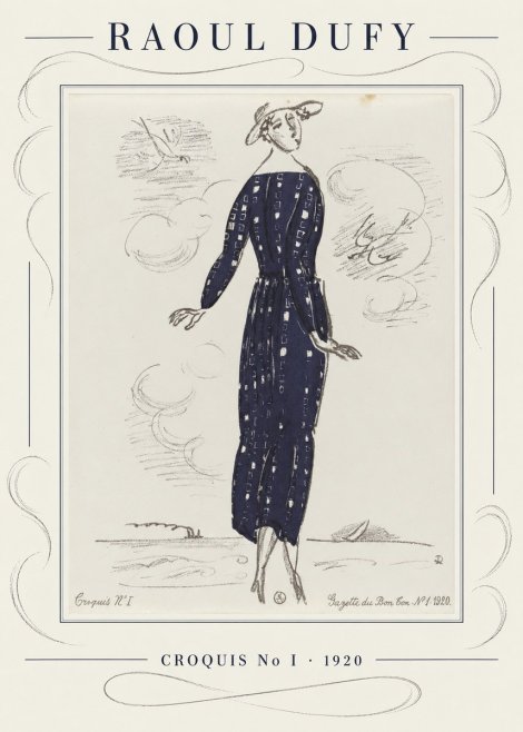 Raoul Dufy Croquis N° I · 1920 No3 - Póster