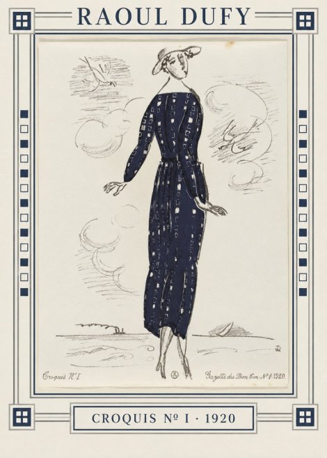 Raoul Dufy Croquis N° I · 1920 No4 - Póster
