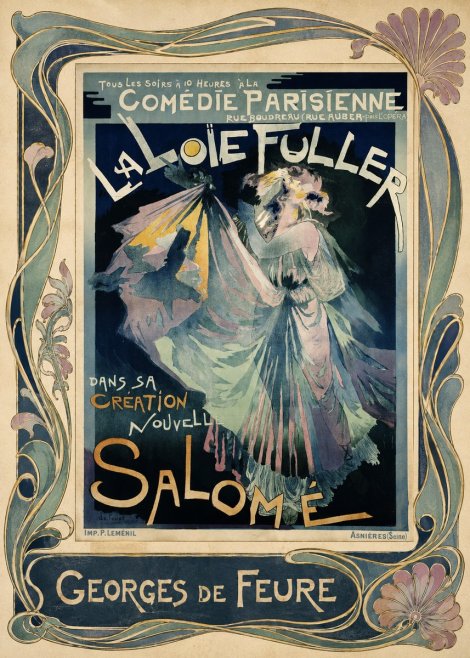 Georges de Feure La Loïe Fuller - Salomé I No1 - Póster