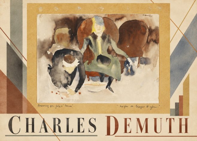 Charles Demuth Drawing for Zola's "Nana" No3 - Póster