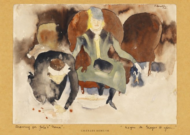 Charles Demuth Drawing for Zola's "Nana" No5 - Póster