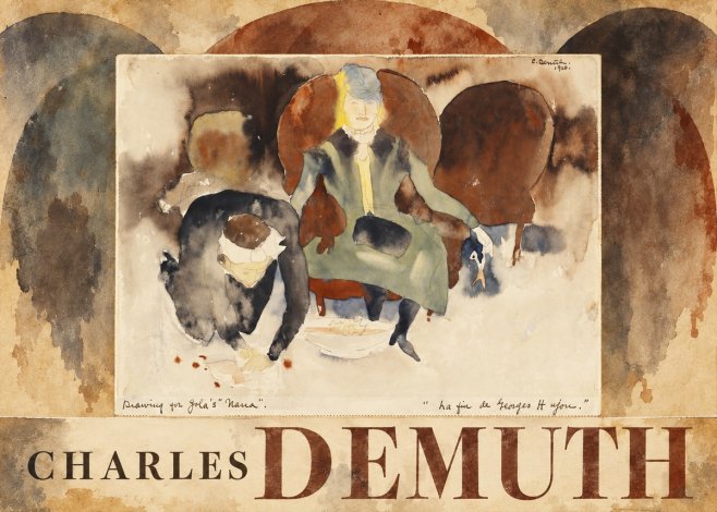Charles Demuth Drawing for Zola's "Nana" No6 - Póster