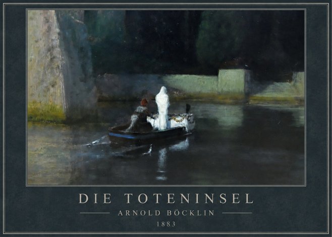 Arnold Böcklin Die Toteninsel IV No1 - Póster