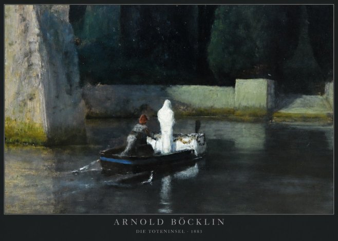 Arnold Böcklin Die Toteninsel IV No2 - Póster