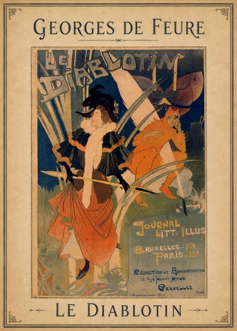 Georges de Feure Le Diablotin II No3 - Póster