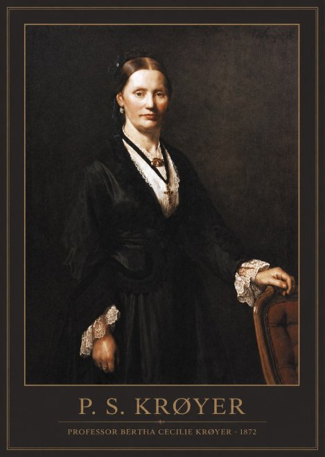 P.S. Krøyer Professor Bertha Cecilie Krøyer No1 - Póster