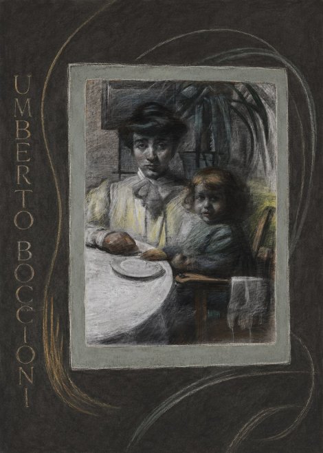 Umberto Boccioni Mother and Sister No3 - Póster