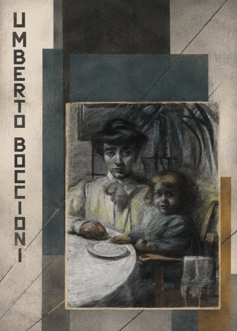 Umberto Boccioni Mother and Sister No4 - Póster