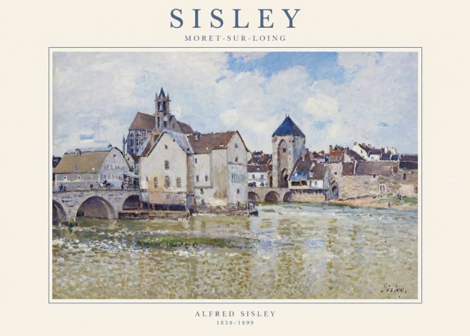 Sisley Moret-sur-loing No1 - Póster