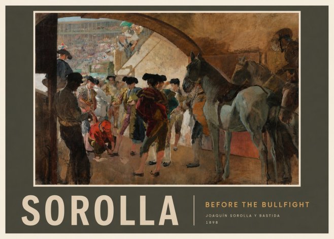 Sorolla Before the Bullfight No4 - Póster