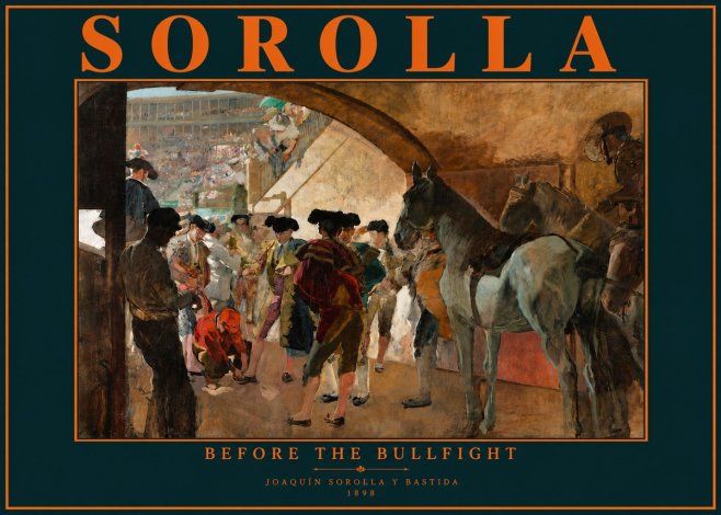 Sorolla Before the Bullfight No6 - Póster