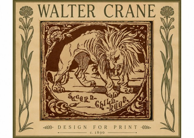 Walter Crane Sacred Childhood No5 - Póster
