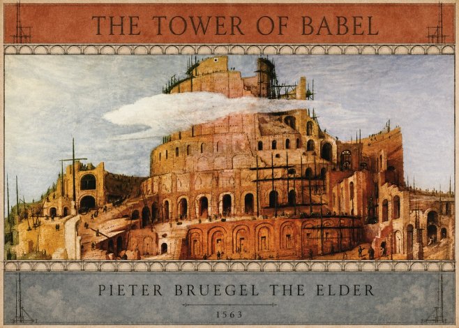 Pieter Bruegel The Tower of Babel XI No3 - Póster