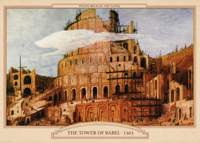 Pieter Bruegel The Tower of Babel XI No5 - Póster
