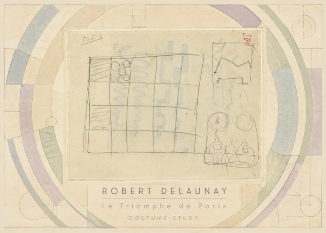 Robert Delaunay Le Triomphe De Paris - Costume Study No3 - Póster