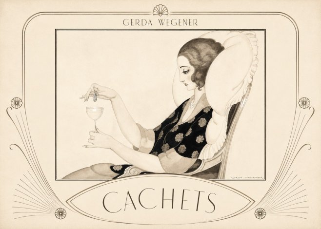 Gerda Wegener Cachets No3 - Póster