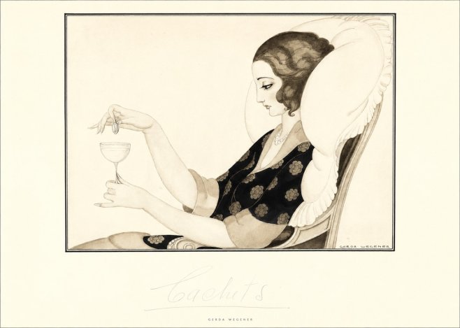 Gerda Wegener Cachets No5 - Póster