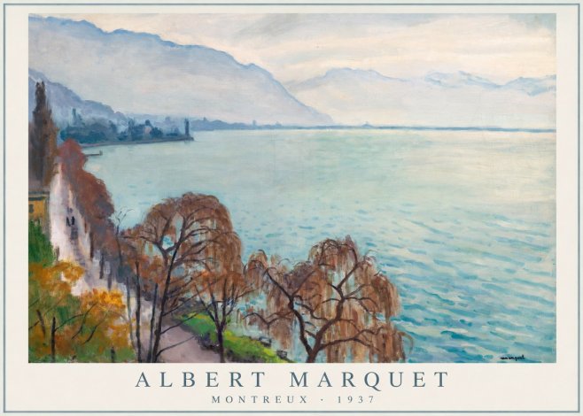 Albert Marquet Montreux No1 - Póster