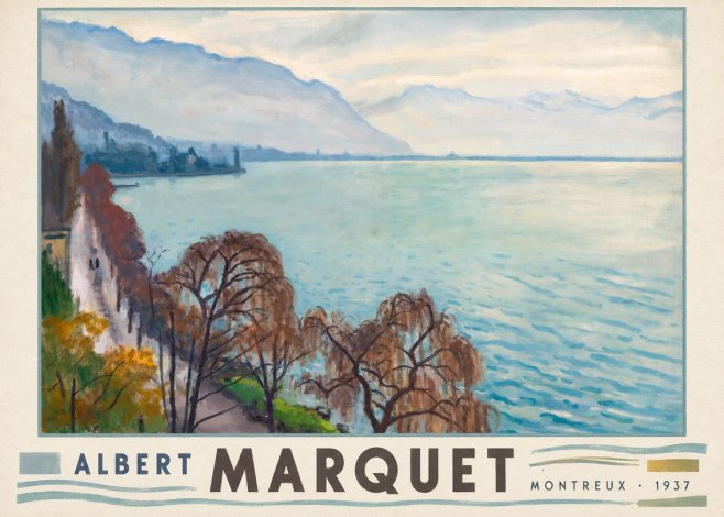 Albert Marquet Montreux No3 - Póster