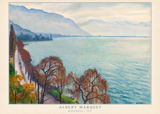 Albert Marquet Montreux No6 - Póster