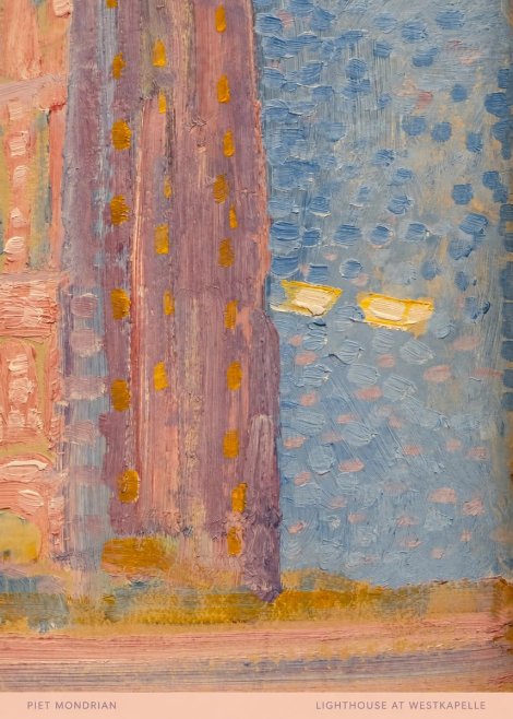 Piet Mondrian Lighthouse at Westkapelle No5 - Póster