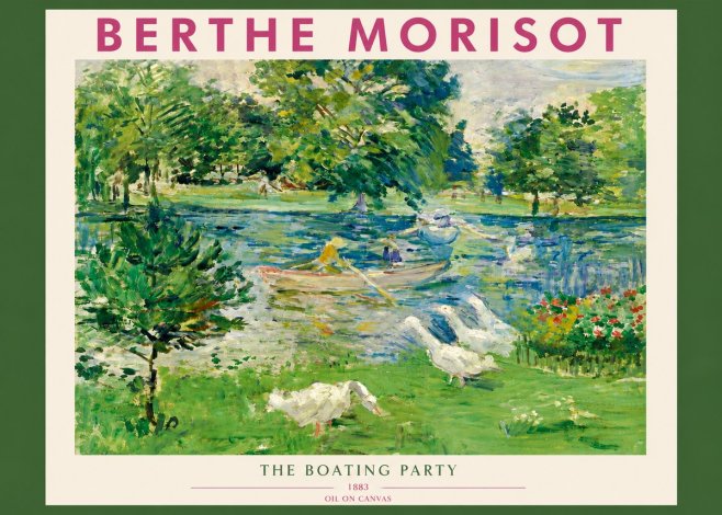 Berthe Morisot The Boating Party No3 - Póster