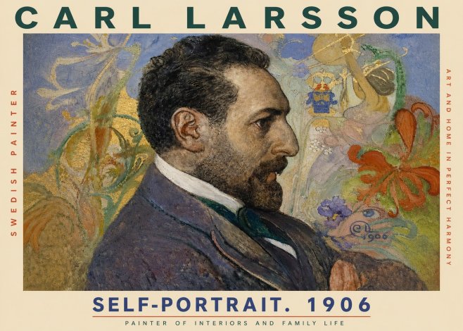 Carl Larsson Self-portrait. 1906 No3 - Póster