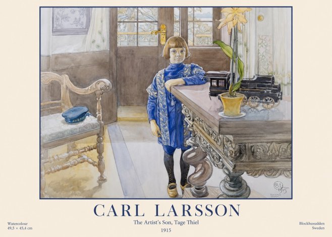 Carl Larsson The Artist's Son, Tage Thiel No1 - Póster