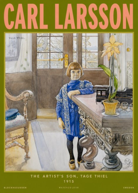 Carl Larsson The Artist's Son, Tage Thiel No2 - Póster