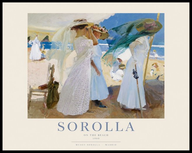 Sorolla On the Beach No1 - Póster