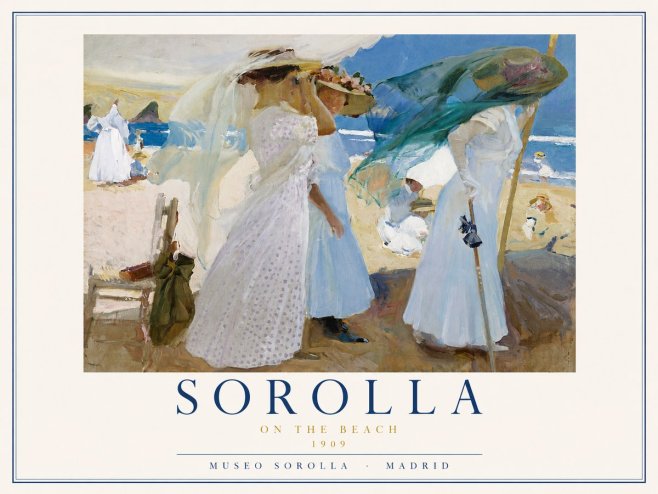 Sorolla On the Beach No3 - Póster
