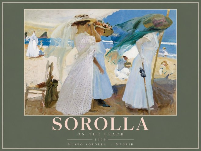 Sorolla On the Beach No4 - Póster
