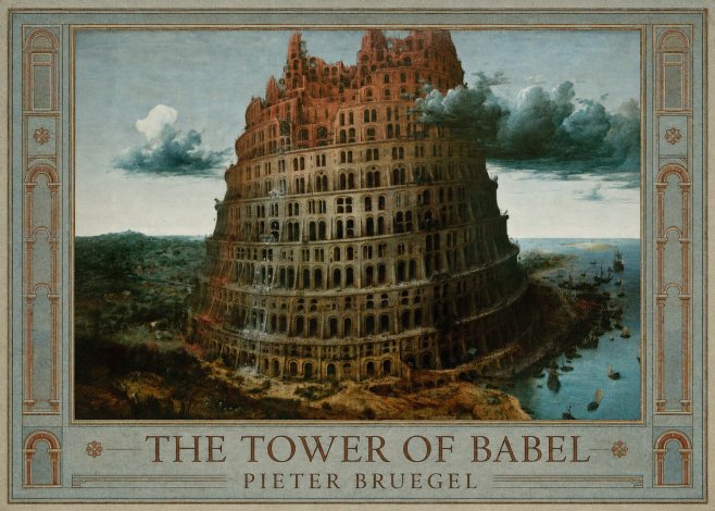 Pieter Bruegel The Tower of Babel XII No1 - Póster