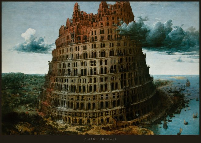 Pieter Bruegel The Tower of Babel XII No6 - Póster
