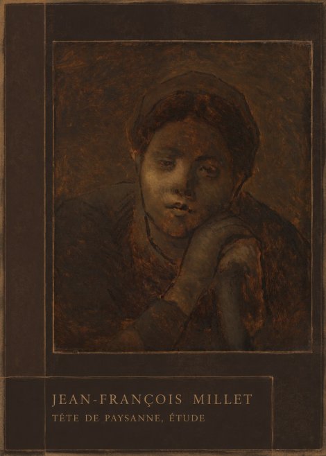 Jean-François Millet Tête De Paysanne, Étude No3 - Póster