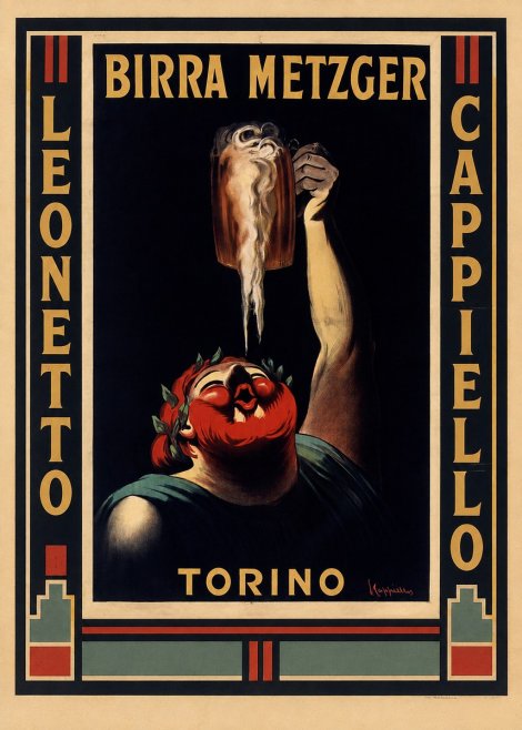 Leonetto Cappiello Birra Metzger No2 - Póster